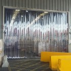 Cortina industrial en lama de pvc de 300x3mm . Medidas de la cortina 6x5 mts.