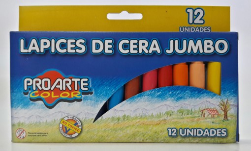 lapiz cera jumbo proarte