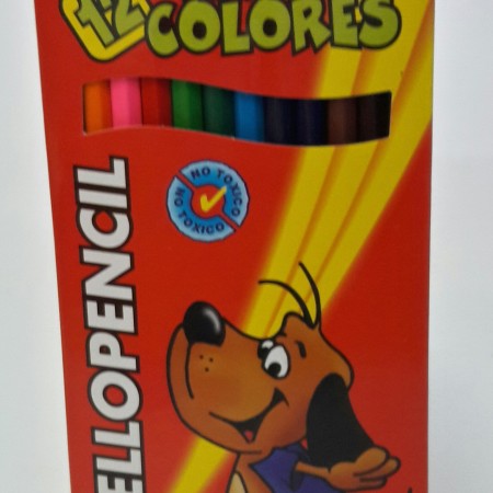 lapiz 12 colores largo sellopencil