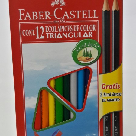 lapiz 12 colores largo faber castell