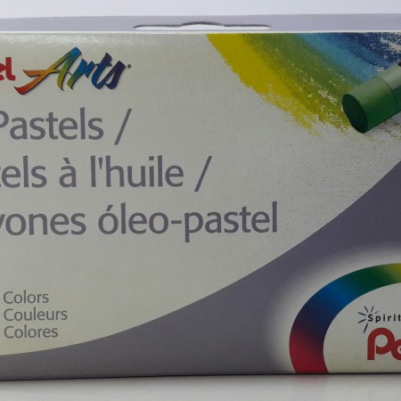 lapiz pastel graso 12 colores pentel