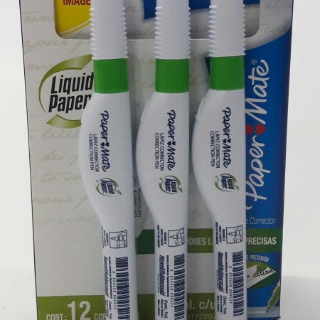 corrector lapiz papermate