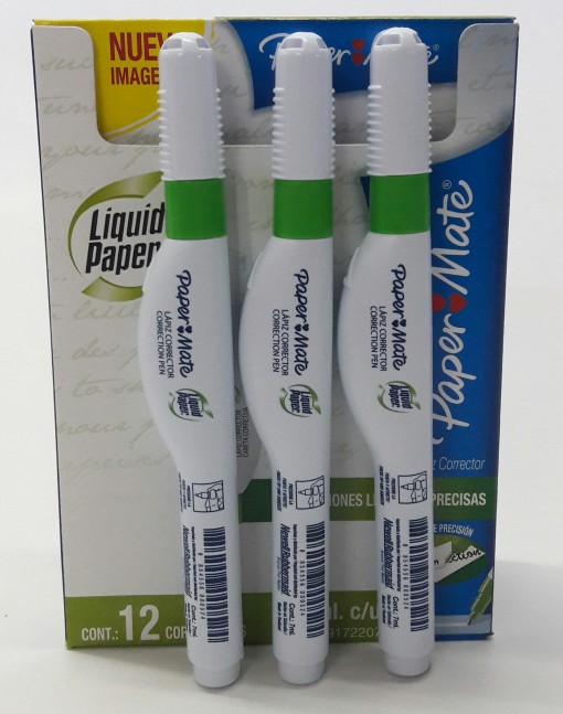 corrector lapiz papermate