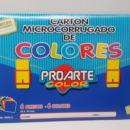 est cart microcorrugado 6 pliegos proarte