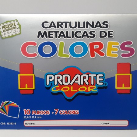 est cart metalica 10 pliegos proarte