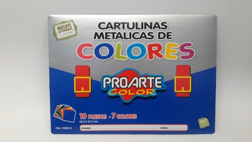 est cart metalica 10 pliegos proarte