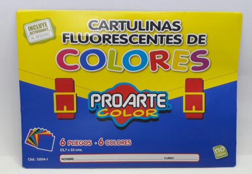 est cart fluorecente 6 pliegos proa