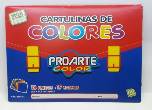 est cart pintada 18 pliegos proarte