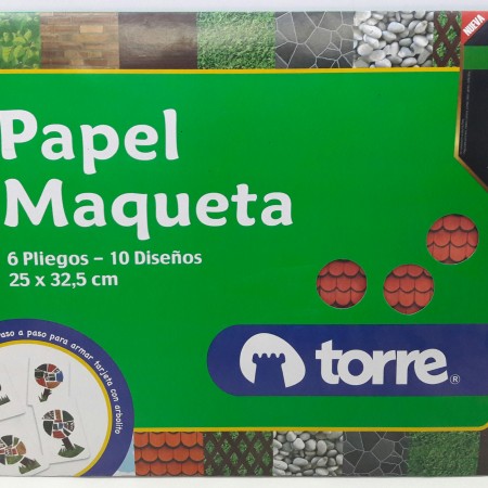 est papel maqueta torre