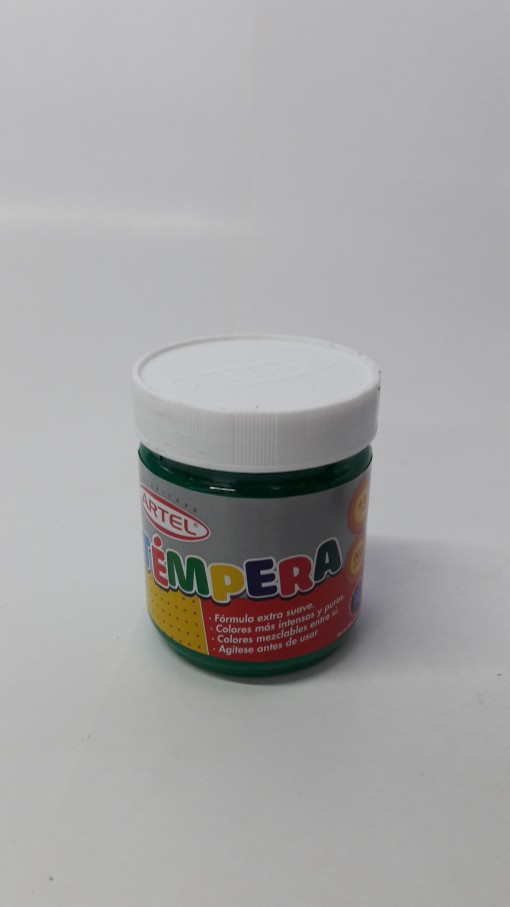 tempera 100 ml verde claro artel