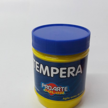 tempera 120 ml  amarillo proarte