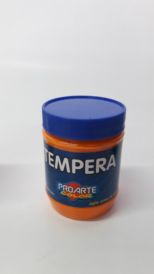 tempera 120 ml naranjo proarte