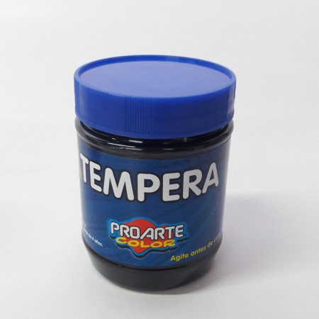 tempera 120 ml negro proarte