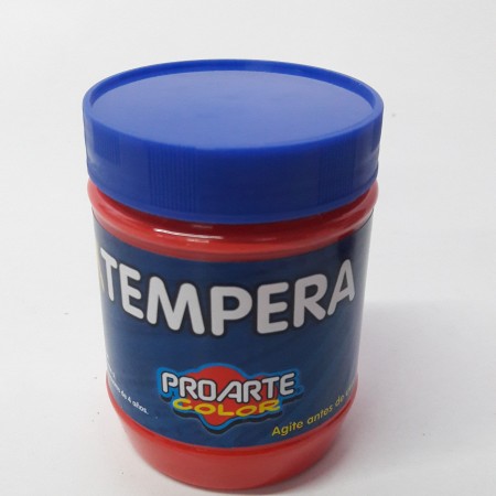 tempera 120 ml rojo proarte