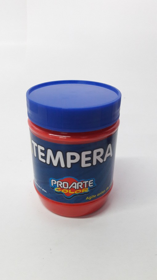 tempera 120 ml rojo proarte