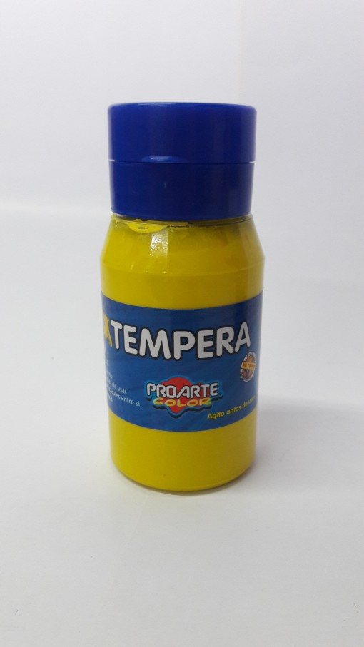 tempera 250 gm amarillo proarte