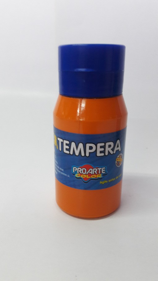 tempera 250 gm naranja proarte