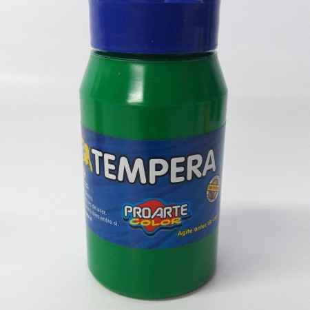 tempera 250 gm verde natural proarte