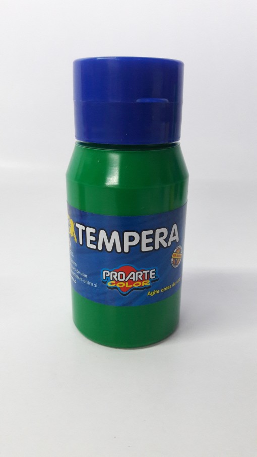 tempera 250 gm verde natural proarte