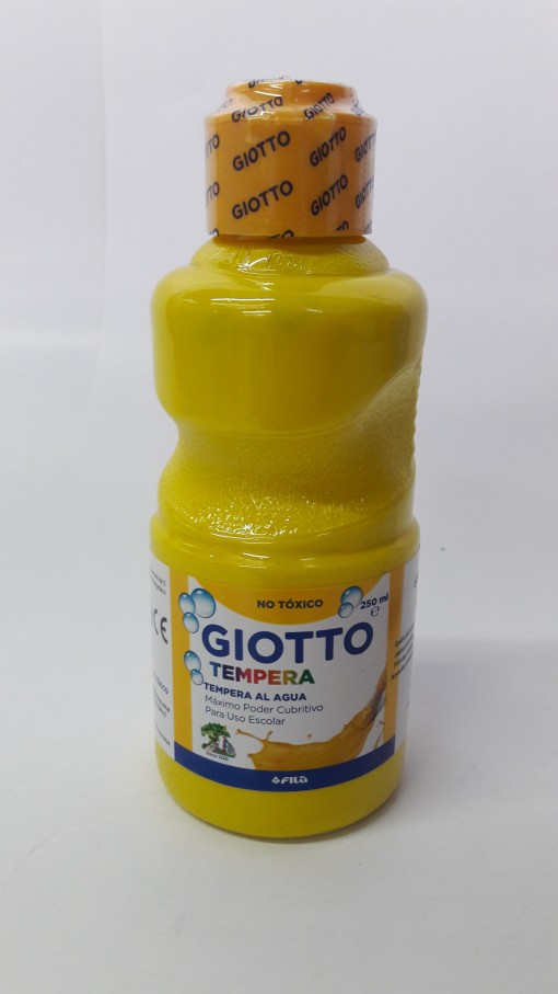 tempera 250 ml amarillo giotto