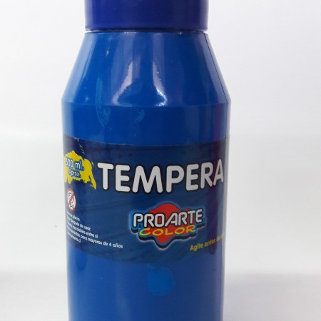 tempera 500 ml azul proarte