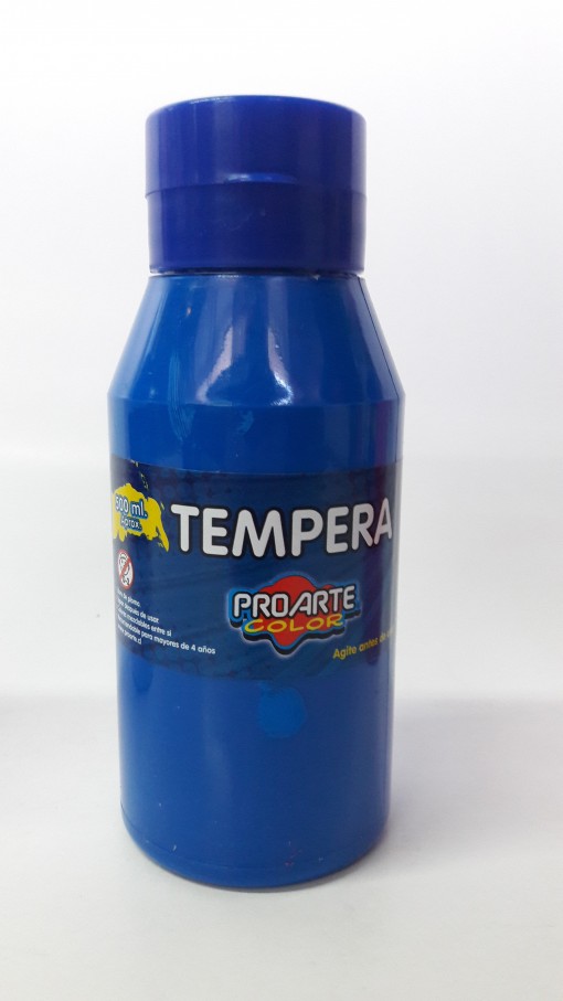 tempera 500 ml azul proarte