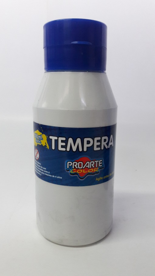 tempera 500 ml blanca proarte